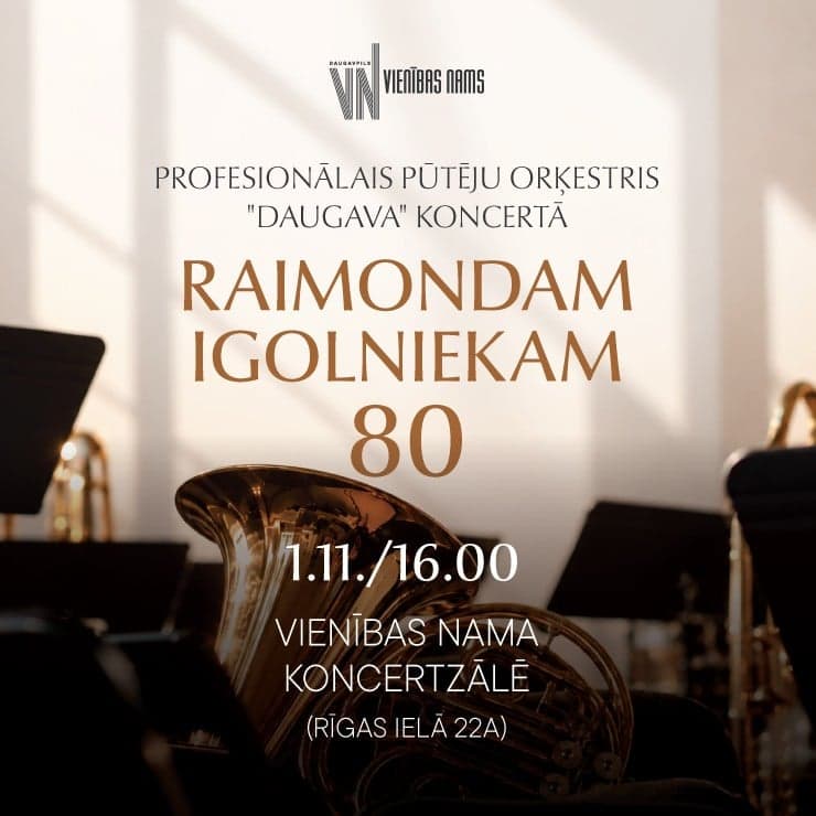 Raimondam Igolniekam 80 | Pūtēju orķestris “Daugava”