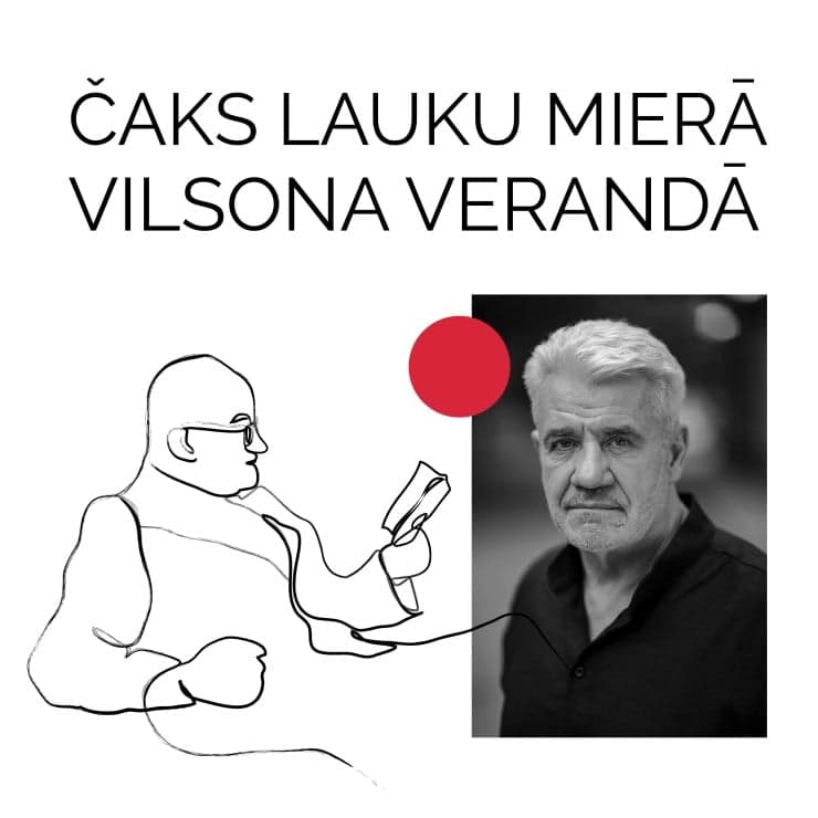 Čaks lauku mierā Vilsona verandā