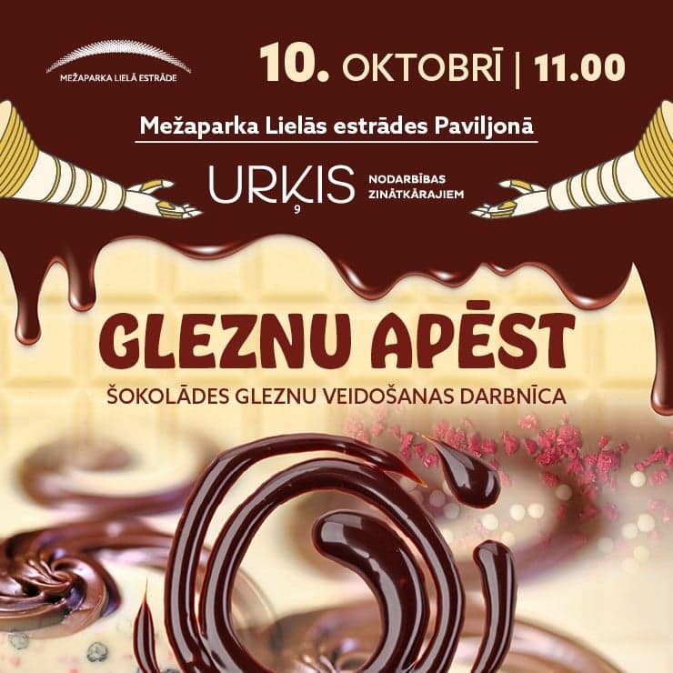 URĶIS | GLEZNU APĒST | Šokolādes gleznu veidošanas darbnīca