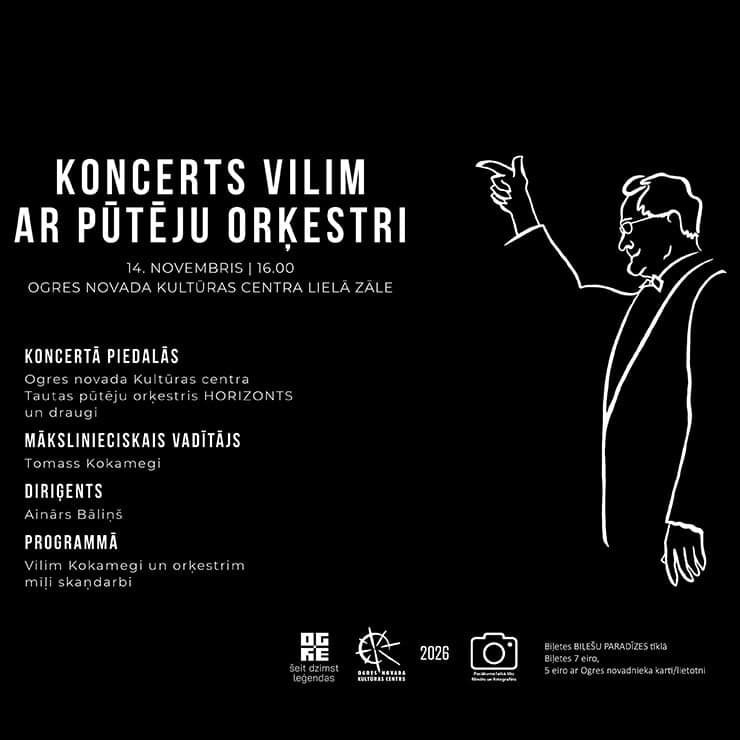 Koncerts VILIM ar pūtēju orķestri