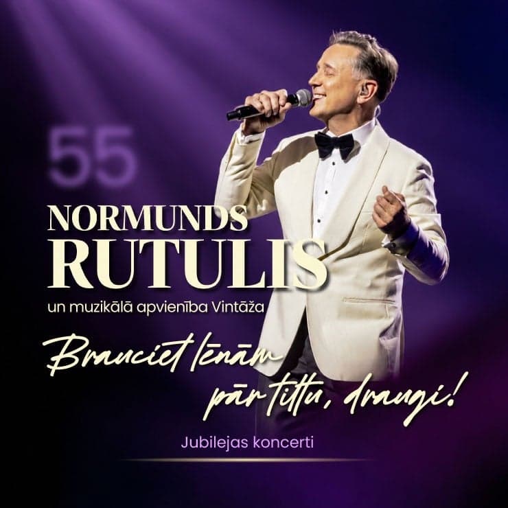 Normunda Rutuļa 55 gadu jubilejas koncerts