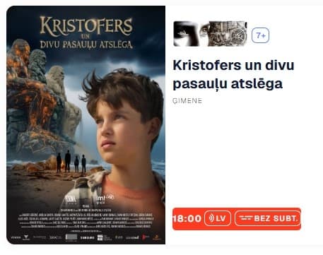 Seanss ar filmas veidotājiem "Kristofers un divu pasauļu atslēga"