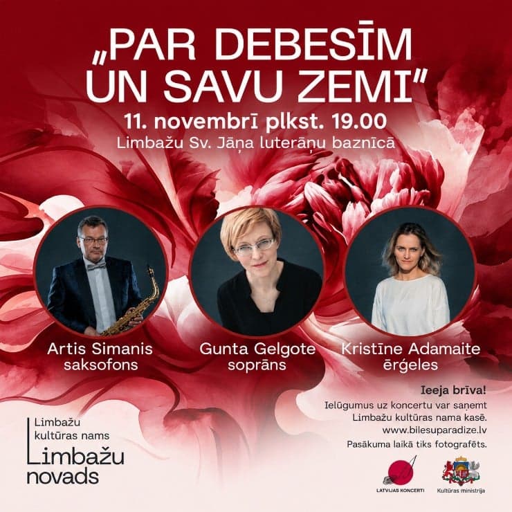 KONCERTS „PAR DEBESĪM UN SAVU ZEMI”