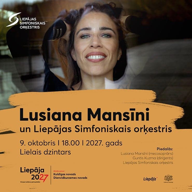 Lusiana Mansīni un Liepājas Simfoniskais orķestris