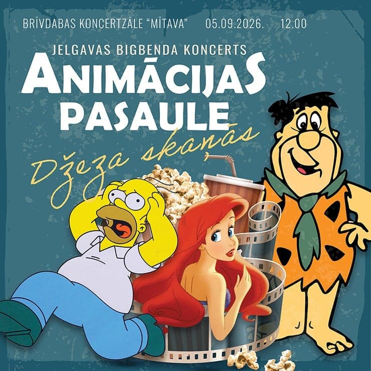 Jelgavas Bigbenda koncerts “Animācijas pasaule džeza skaņās”
