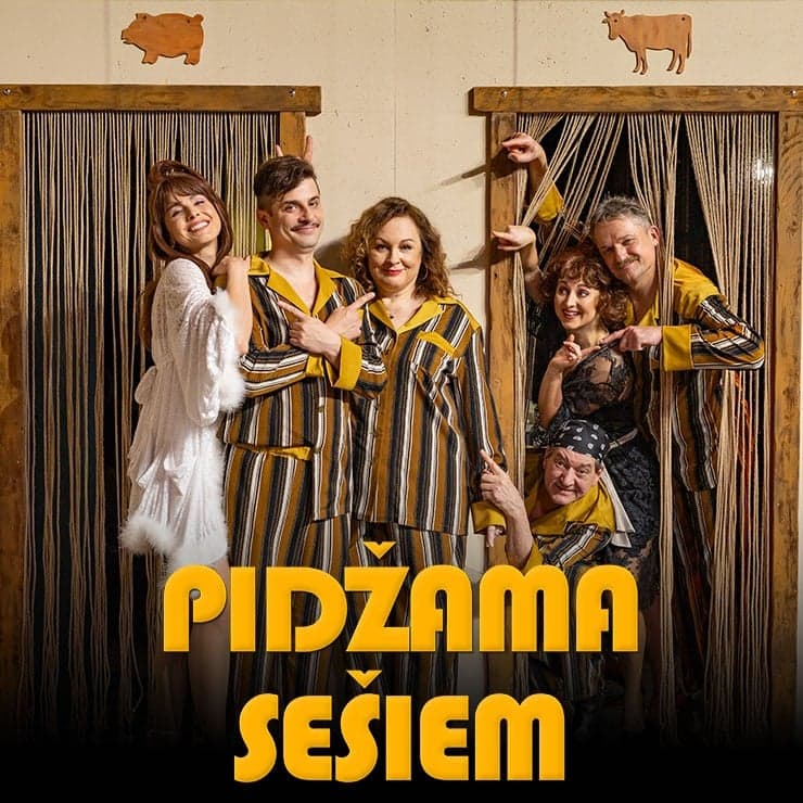 Pikantu pavērsienu komēdija "Pidžama sešiem"