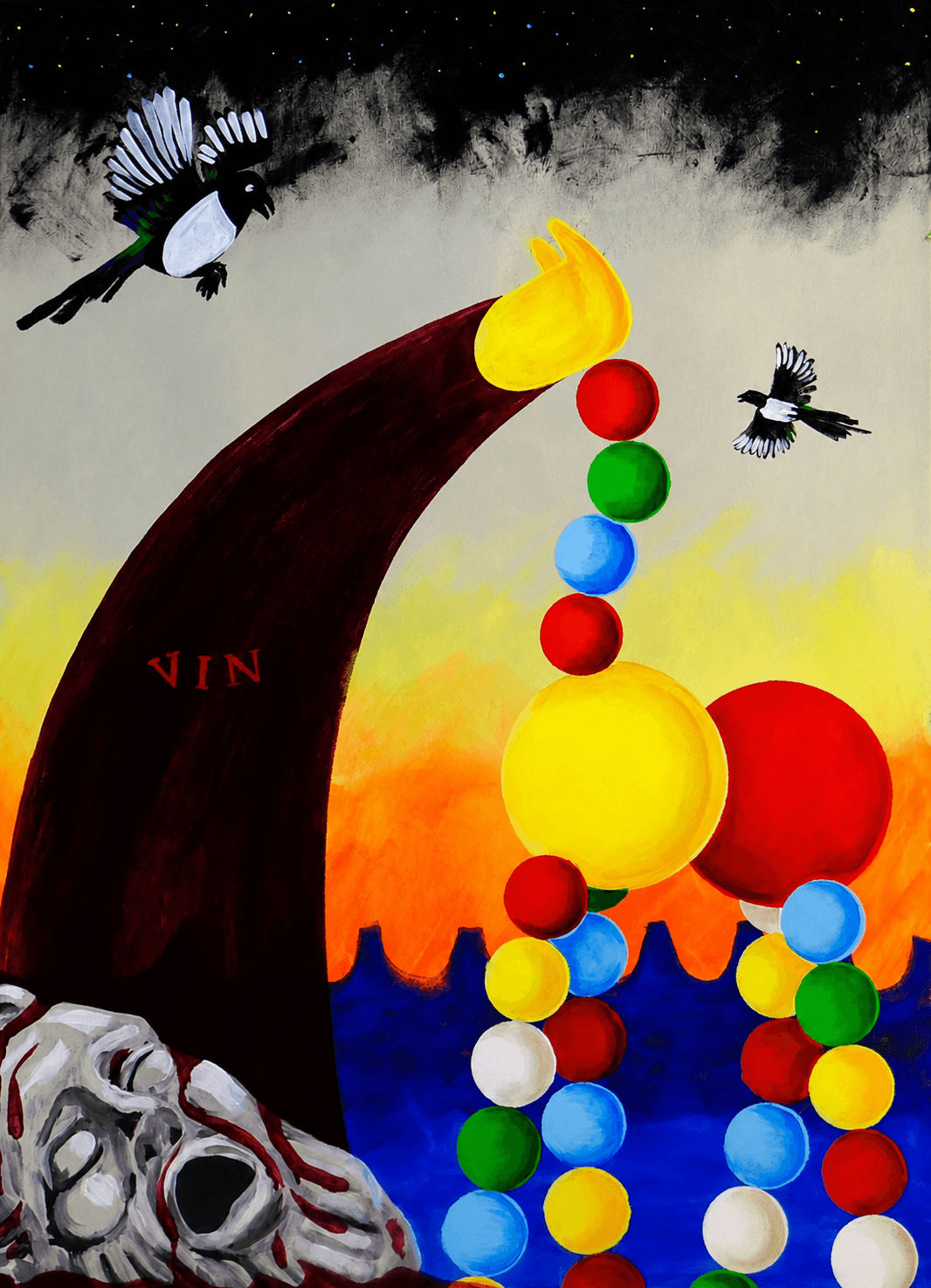 An exhibition by the artist Denijs Berkovskis: "The Adventures of Saint Ilya in the Land of Children’s Dreams"