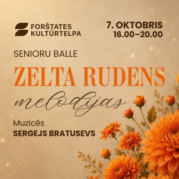 Senioru balle "Zelta rudens melodijas"