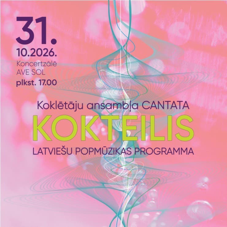 Koklētāju ansambļa Cantata KOKTEILIS / latviešu popmūzikas programma