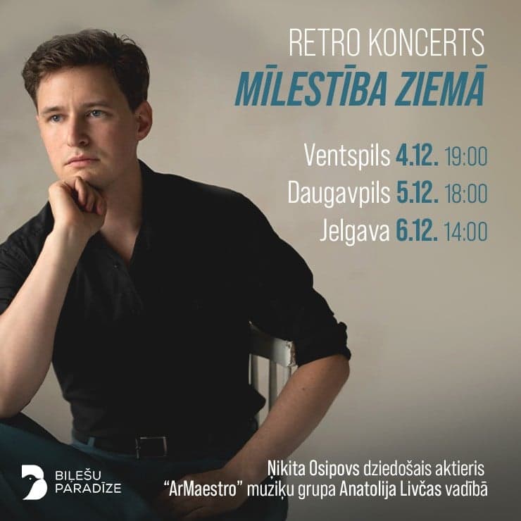 Koncertprogramma MĪLESTĪBA ZIEMĀ | Nikita Osipovs