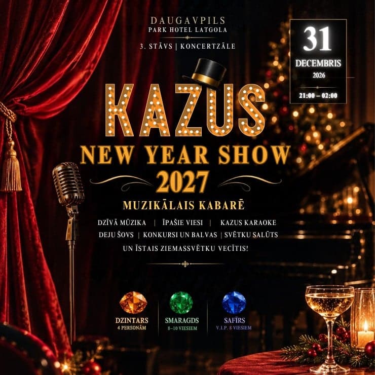 JAUNAIS GADS AR KAZUS ŠOVU