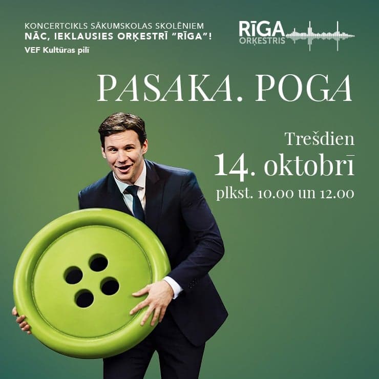 PASAKA. POGA | Koncerts ciklā NĀC, IEKLAUSIES ORĶESTRĪ “RĪGA”!