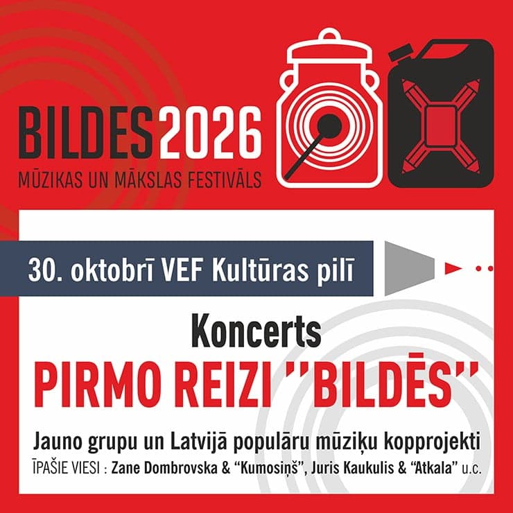 BILDES 2026 | Koncerts “PIRMOREIZ “BILDĒS””