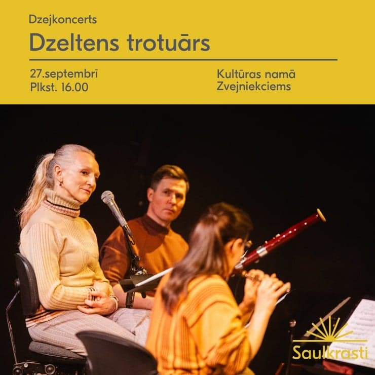 Dzejkoncerts "Dzeltens trotuārs"