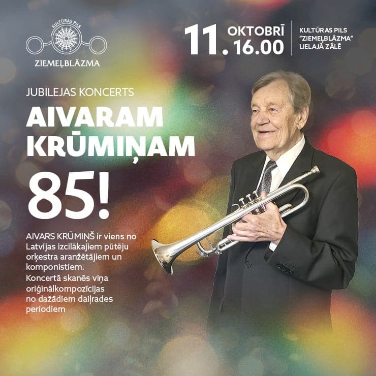 Jubilejas koncerts | AIVARAM KRŪMIŅAM 85