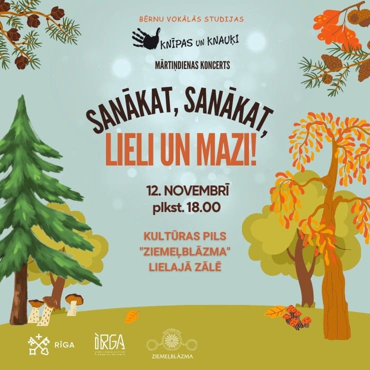 Mārtiņdienai veltīts koncerts "Sanākat, sanākat, lieli un mazi!"