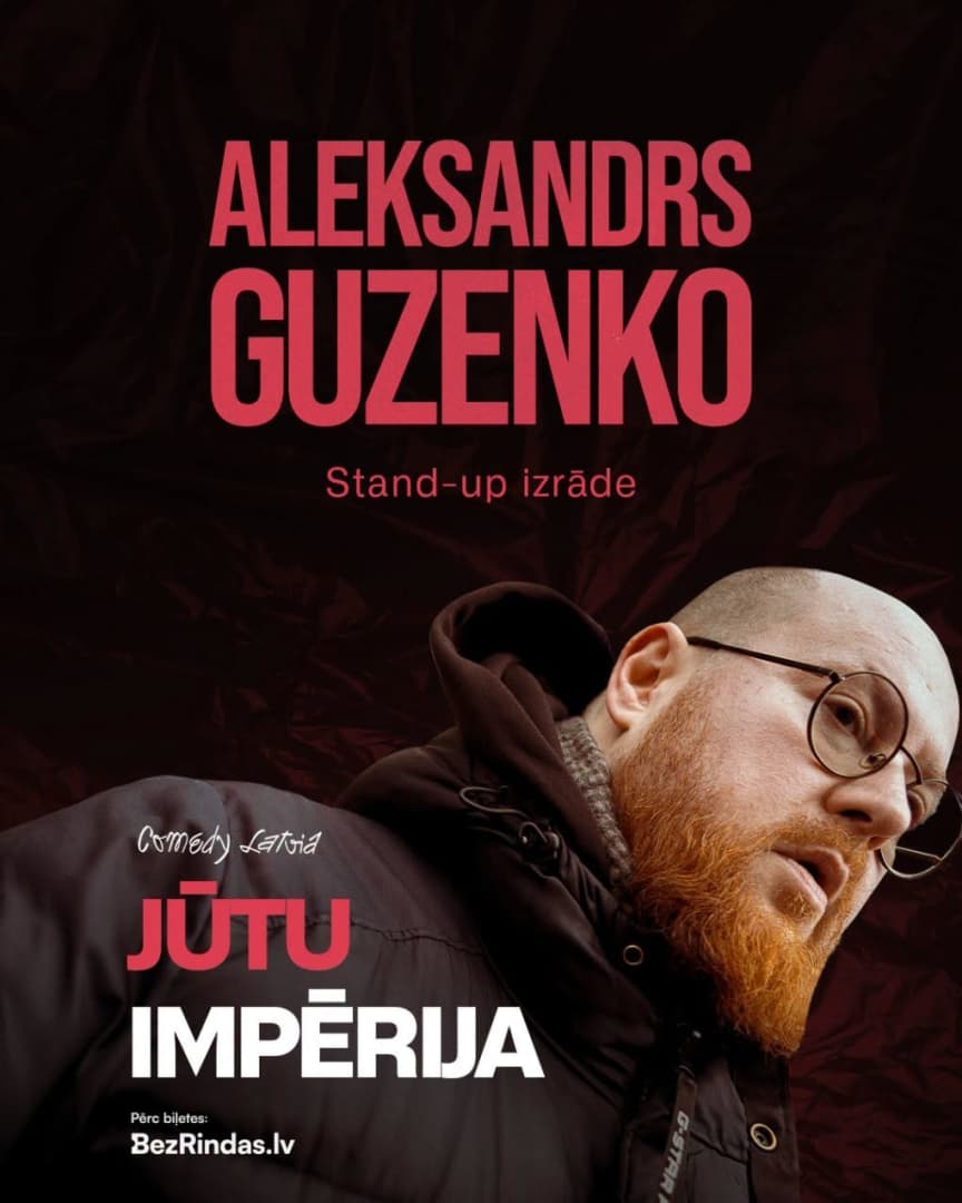 Aleksandra Guzenko Stand-Up izrāde "Jūtu Impērija" Ikšķilē