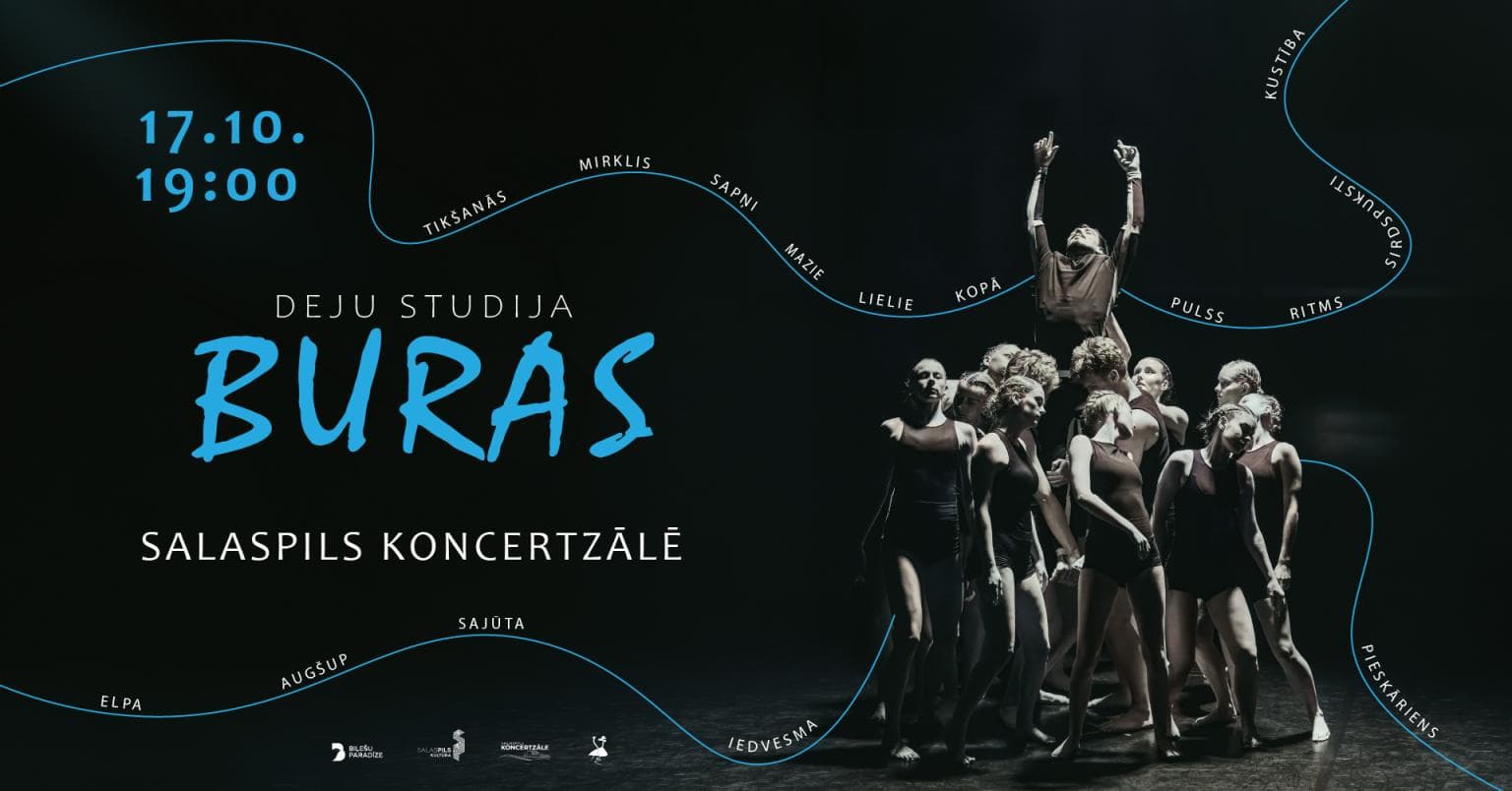 Deju studijas “Buras” koncerts Salaspils koncertzālē