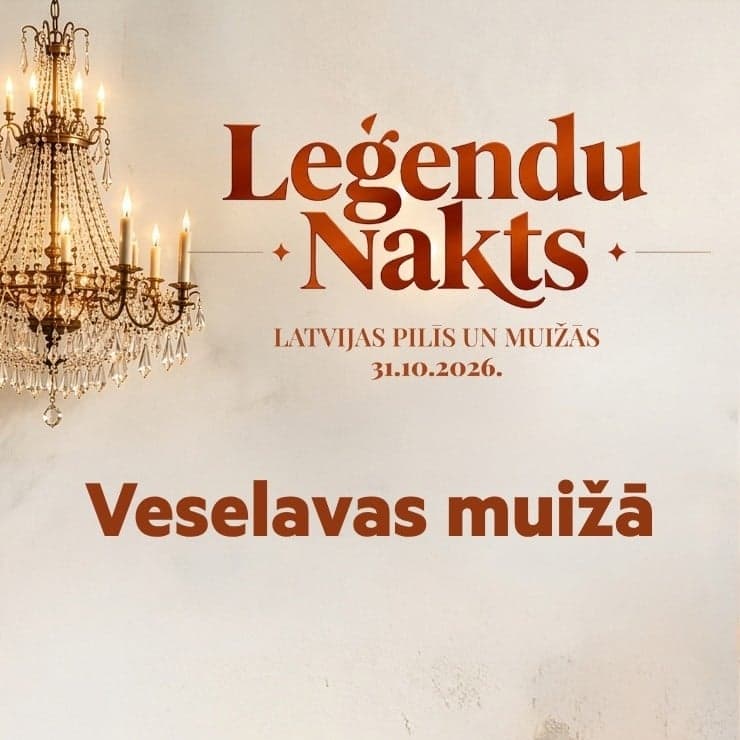 Leģendu nakts Veselavas muižā "Starp paralēlām pasaulēm un gaismu"