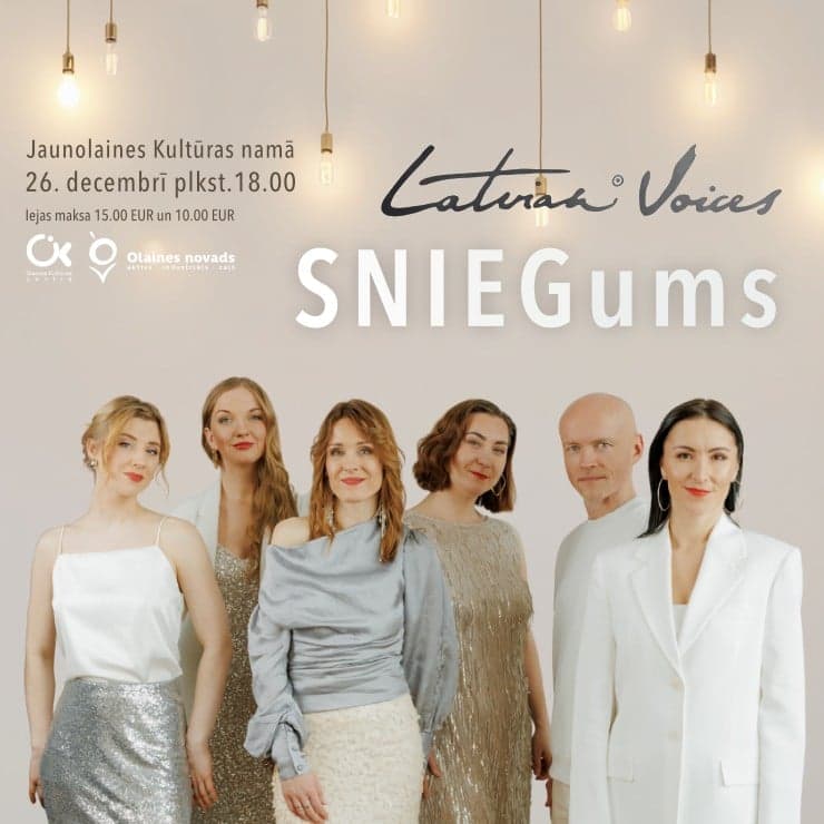 Latvian Voices koncerts SNIEGums
