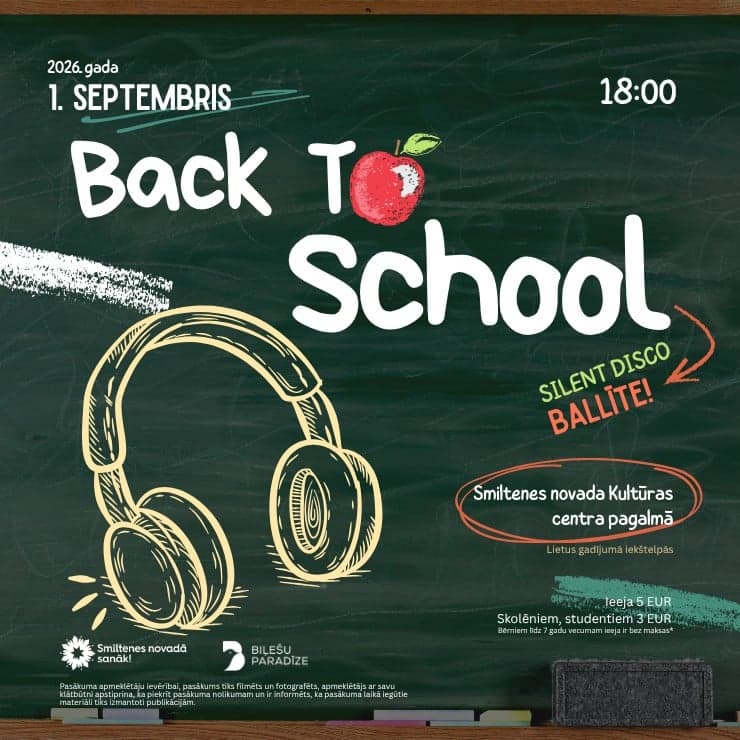 Silent disco ballīte "Back To School"