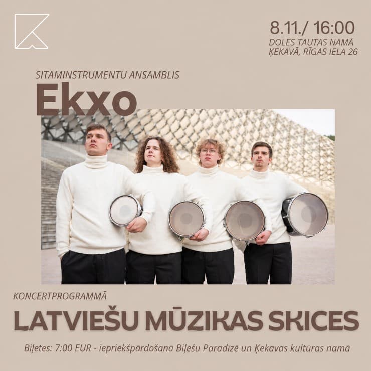 Sitaminstrumentu ansamblis “Ekxo” | LATVIEŠU MŪZIKAS SKICES
