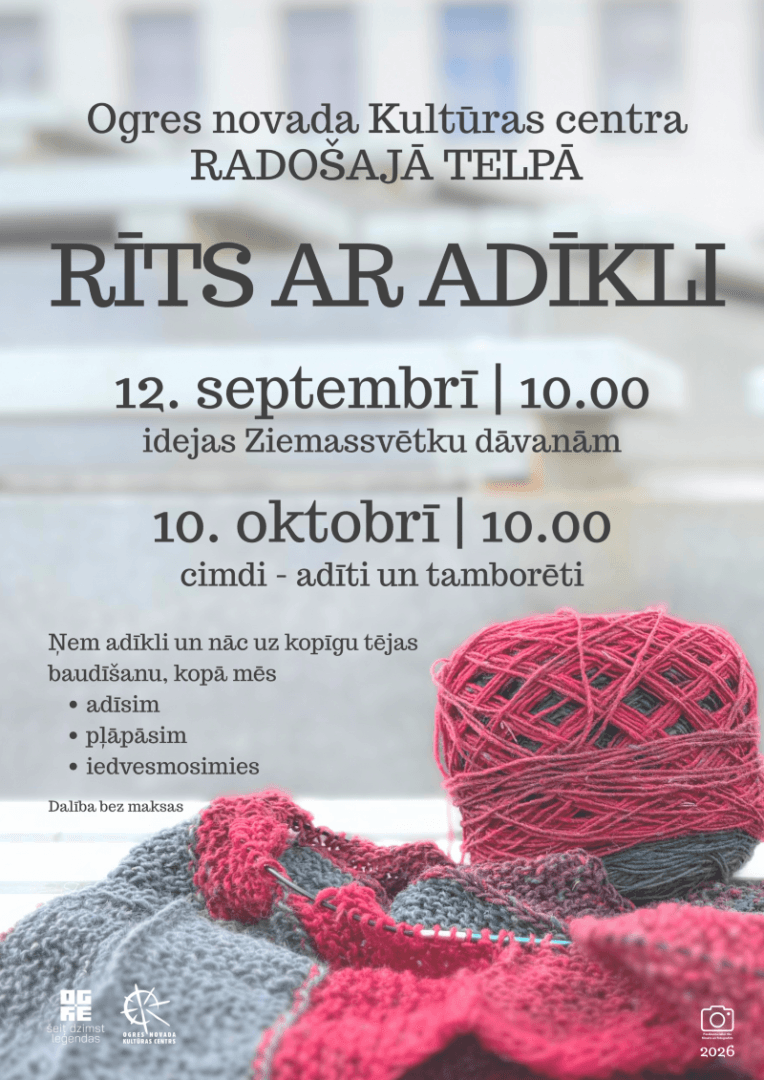 Rīts ar adīkli Ogrē