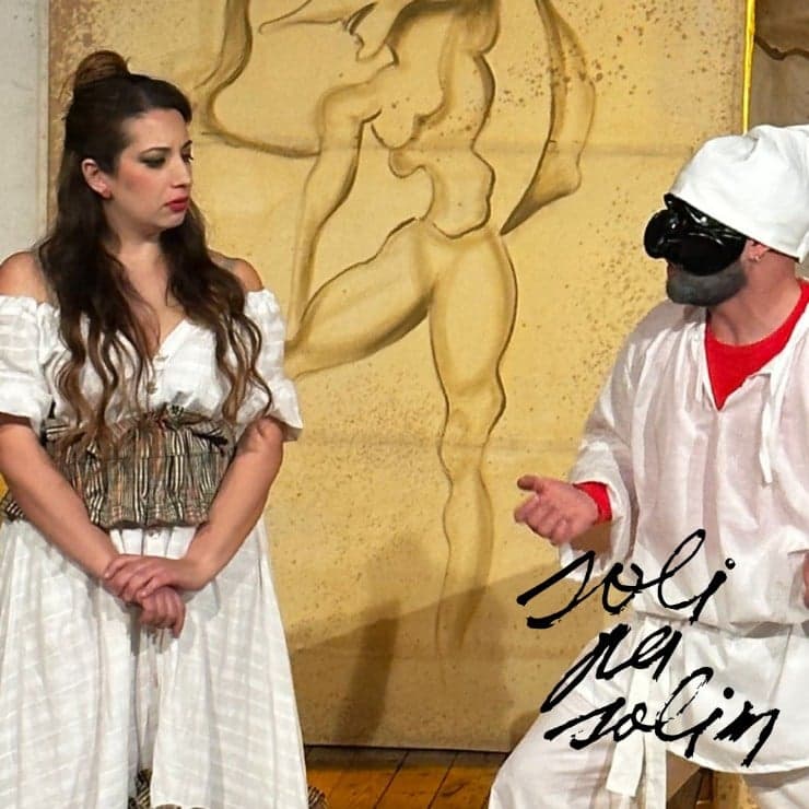 Teatro dei Dioscuri, Itālija. Pēc Tony Casla darba motīviem “Trīs nabadziņi”