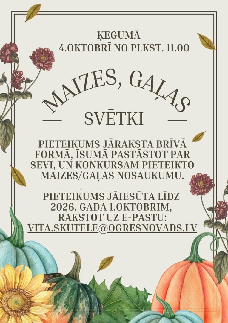 Miķeļdienas gadatirgus un Maizes, gaļas svētki Ķegumā