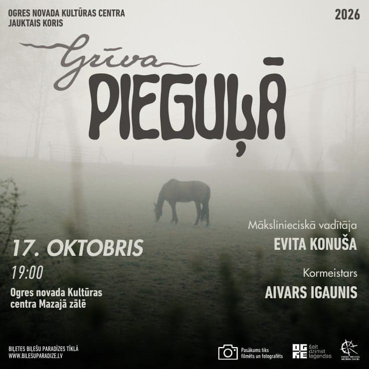 Jauktā kora GRĪVA koncerts PIEGUĻĀ