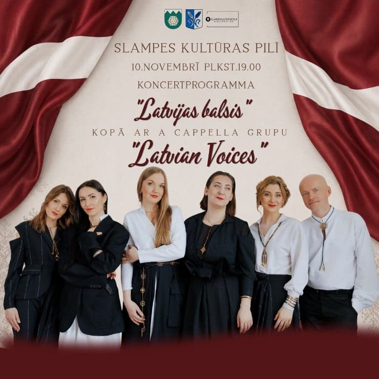 Koncertprogramma "Latvijas balsis" kopā ar a capella grupu "Latvian Voices"