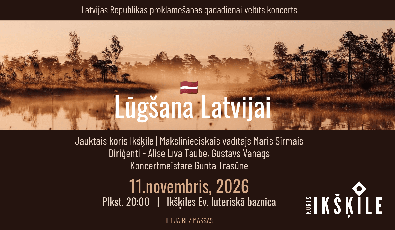 Lāpu gājiens un koncerts Ikšķilē
