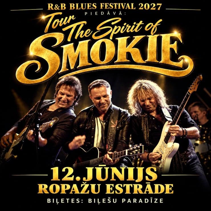 R&B Blues Festival 2027 | Īpašie viesi - britu rok leģendas SMOKIE