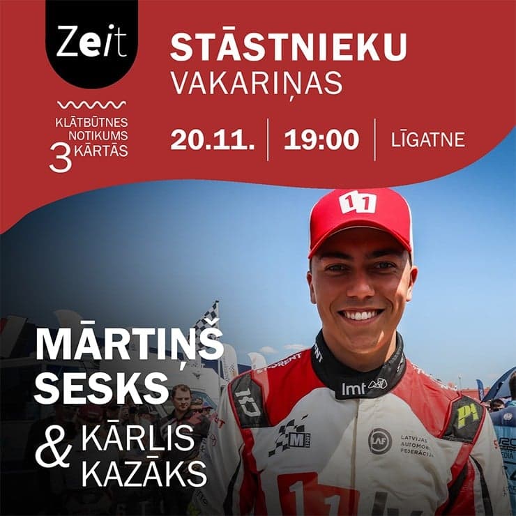 MĀRTIŅŠ SESKS un KĀRLIS KAZĀKS | Stāstnieku vakariņas