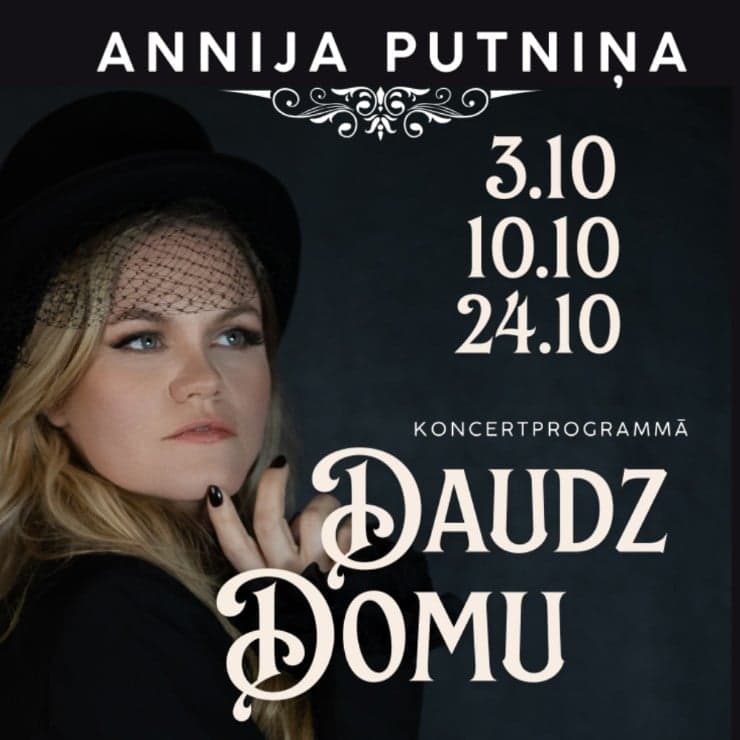 Annija Putniņa koncertprogrammā "Daudz Domu"