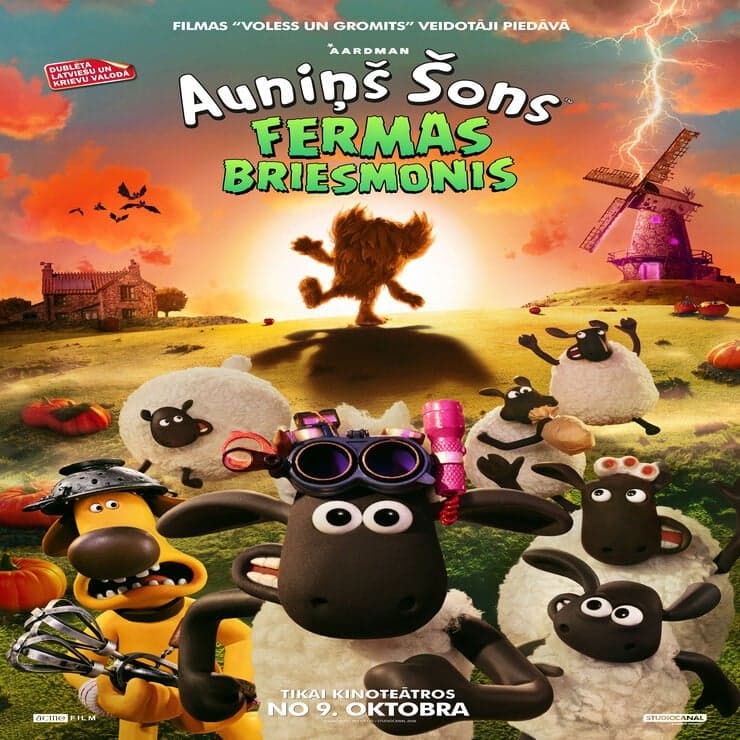 Multfilma "Auniņš Šons: Fermas briesmonis"