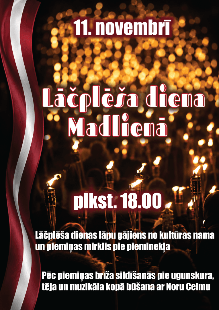 Lāpu gājiens Madlienā