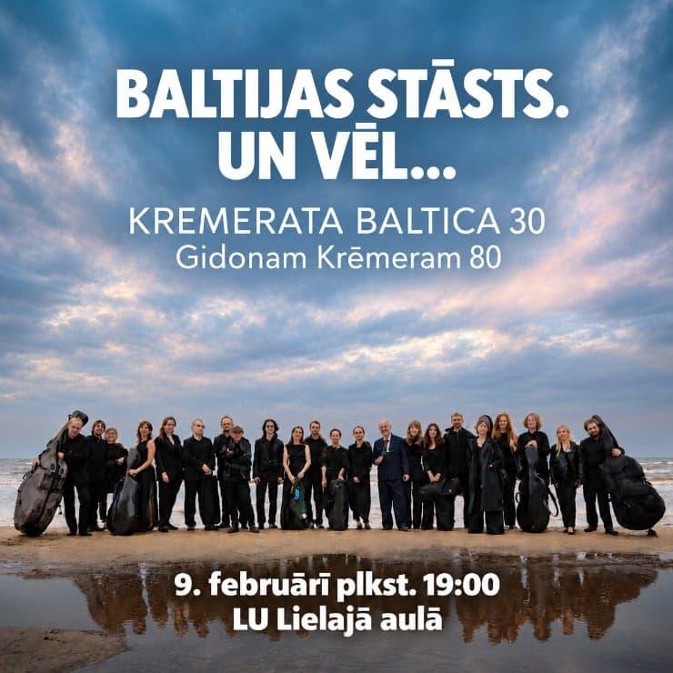 KREMERATA BALTICA 30 un Gidona Krēmera 80 gadu jubilejas concerts BALTIJAS STĀSTS. UN VĒL…