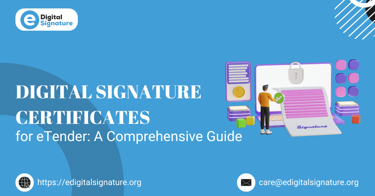 Digital Signature Certificate for eTender: A Comprehensive Guide