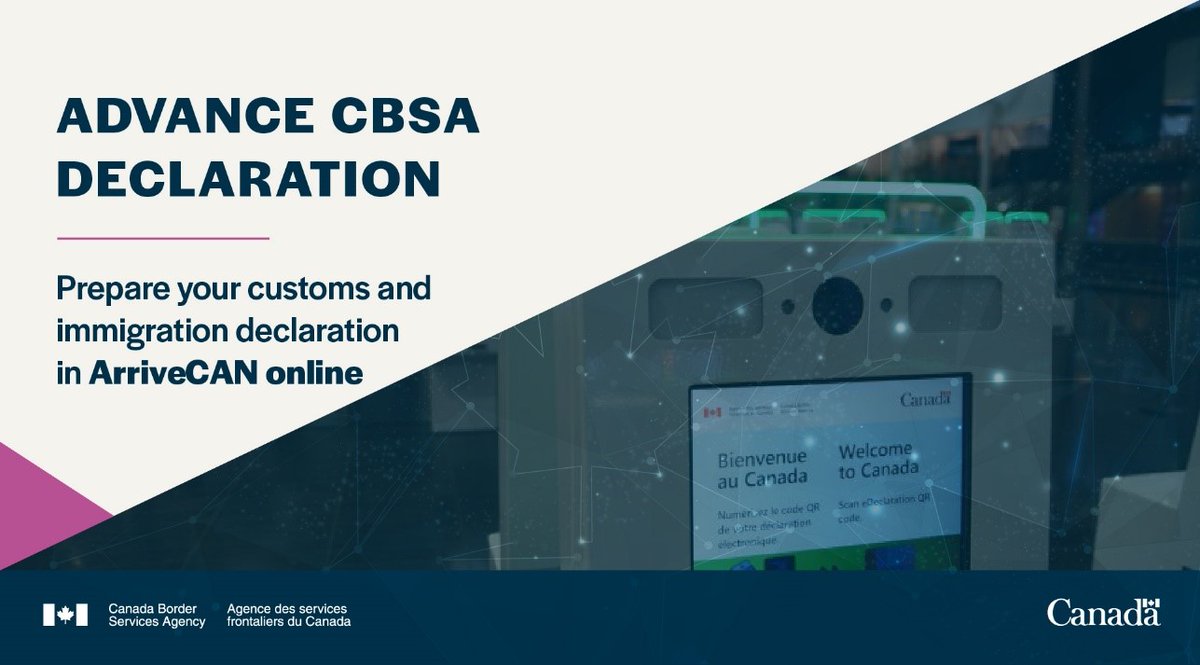 Canada Advance CBSA Declaration