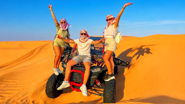 Exploring the Thrills of a Four-Seater Buggy in Dubai